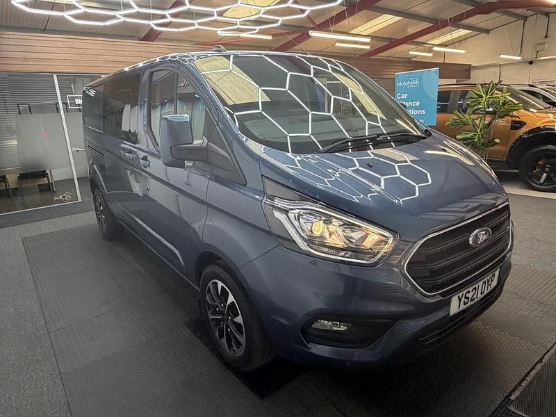 Used Ford Transit Custom Limited 130 HP (95 kW) 2021 Blue Van