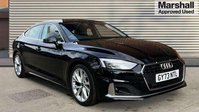 Black Used 2023 Audi A5 Sportback Sport Hatchback | £24,990 (Good price) - Image 1/4