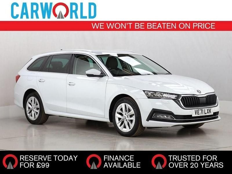 White Used 2022 Skoda Octavia SE L Estate | £12,700 (Fair price) - Image 1/3