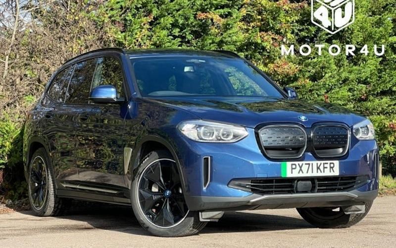 Blue Used 2021 BMW iX3 Shadowline SUV | £21,990 (Fair price) - Image 1/3