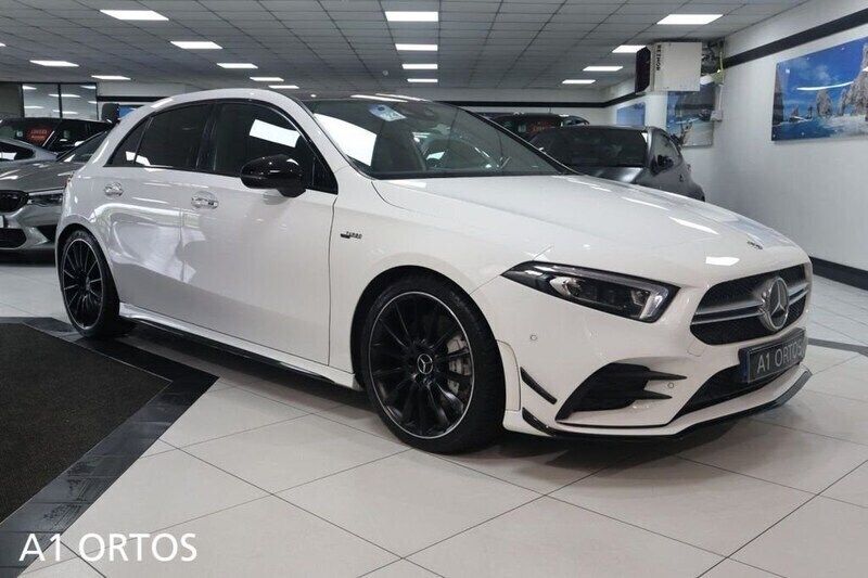 White Used 2019 Mercedes A35 AMG Premium Plus Hatchback | £27,949 (Expensive) - Image 1/4