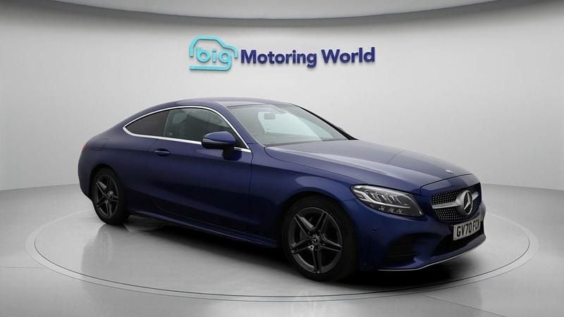 Blue Used 2020 Mercedes C200 AMG line Coupe | £16,800 (Good price) - Image 1/1