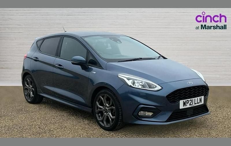 Used Ford Fiesta ST-Line 95 HP (69 kW) 2021 Blue Hatchback