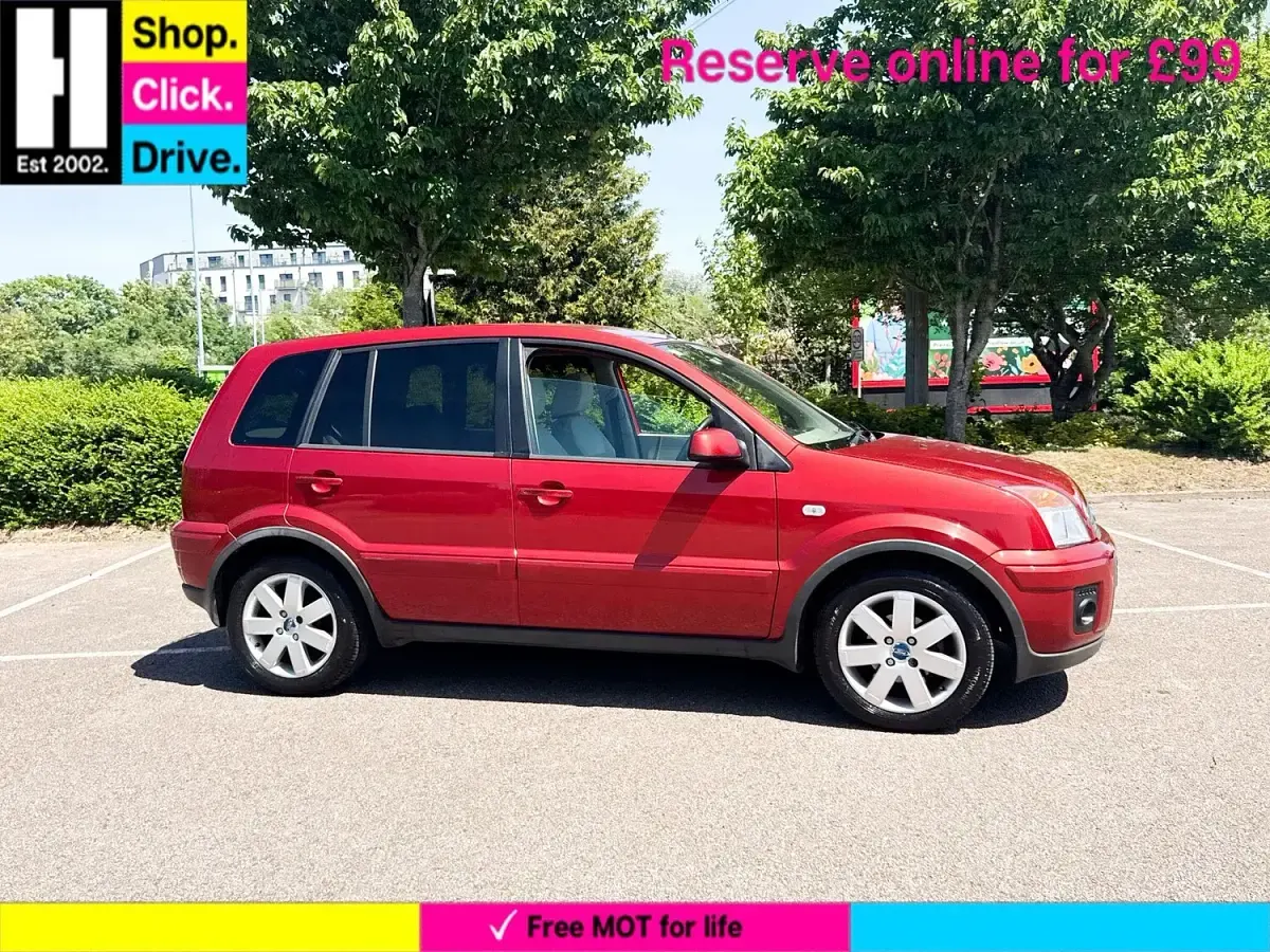 Used Ford Fusion 101 HP (74 kW) 2008 Red Hatchback
