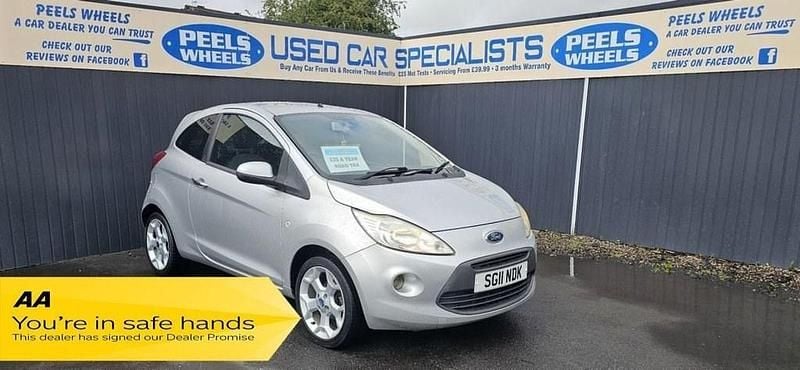Silver Used 2011 Ford Ka Titanium Hatchback | £2,475 (Good price) - Image 1/4