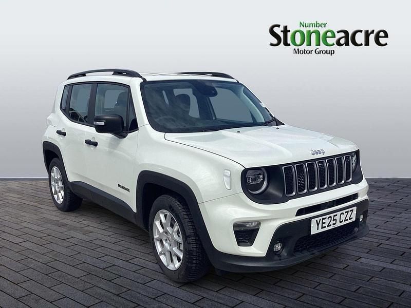 White New 2025 Jeep Renegade Altitude SUV | £24,995 (Expensive) - Image 1/4