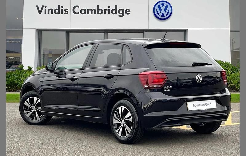 Used VW Polo Match 95 HP (69 kW) 2020 Black Hatchback