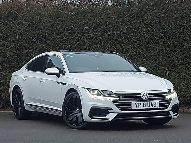 White Used 2018 VW Arteon R-line Hatchback | £14,698 (Fair price) - Image 1/4