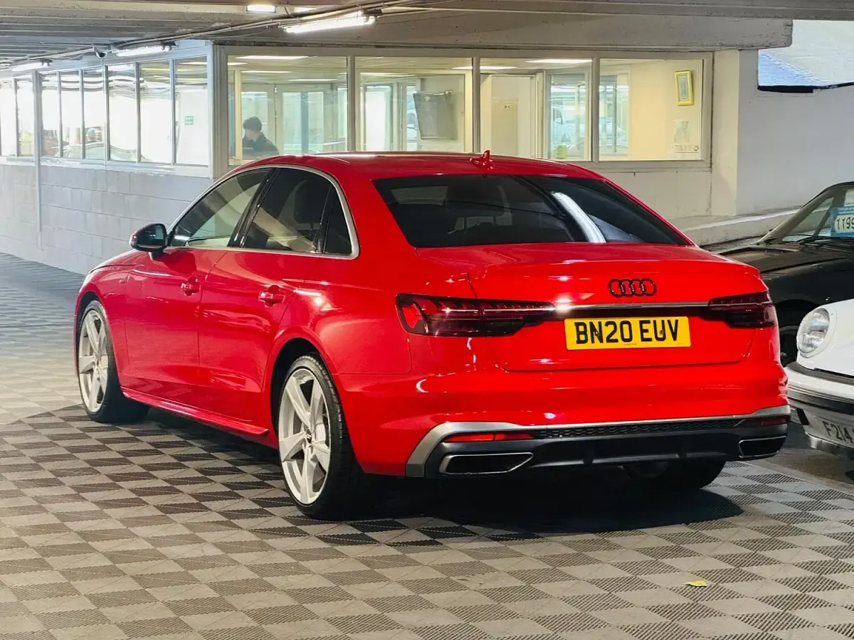 Used Audi A4 S-Line 2020 Red Sedan