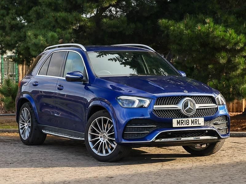 Used Mercedes GLE300 AMG line 245 HP (180 kW) 2021 Blue SUV
