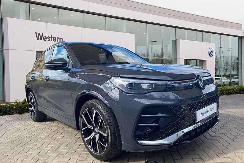 Grey Used 2024 VW Tiguan R-line SUV | £33,498 (A bit pricey) - Image 1/4