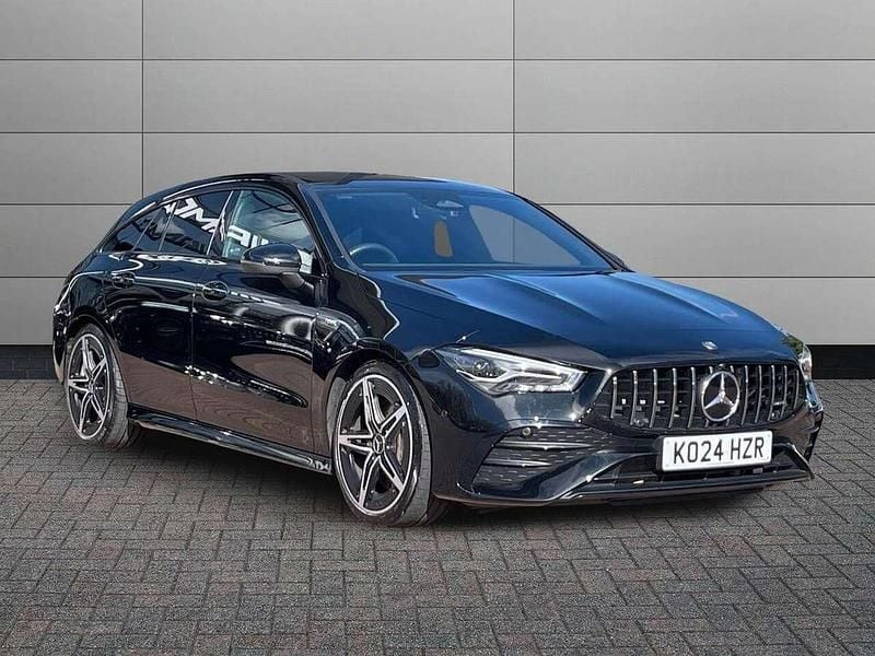Black Used 2024 Mercedes CLA35 AMG Premium Estate | £36,095 - Image 1/4