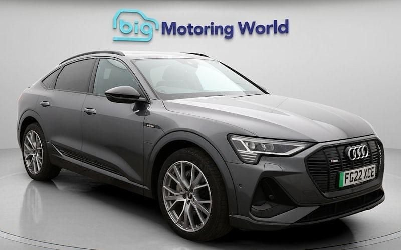 Used Audi e-tron Sportback Black Edition 300 kW (408 HP) 2022 Grey SUV