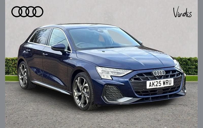 Used Audi A3 S-Line 147 HP (108 kW) 2025 Blue Hatchback