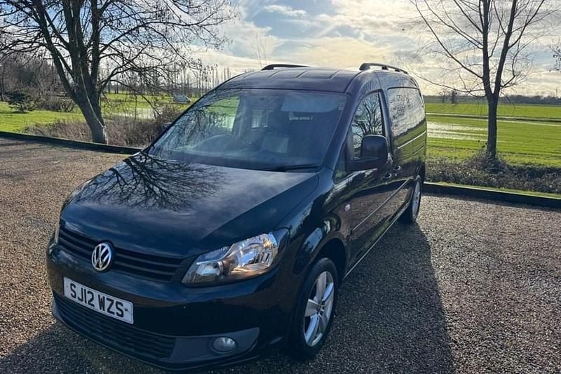 Black Used 2012 VW Caddy Maxi Life Life MPV | £5,991 (Super price) - Image 1/1