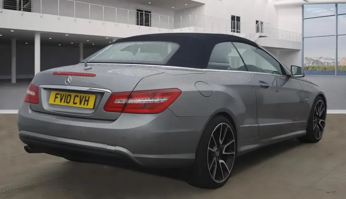 Used Mercedes E200 2010 Silver Cabriolet