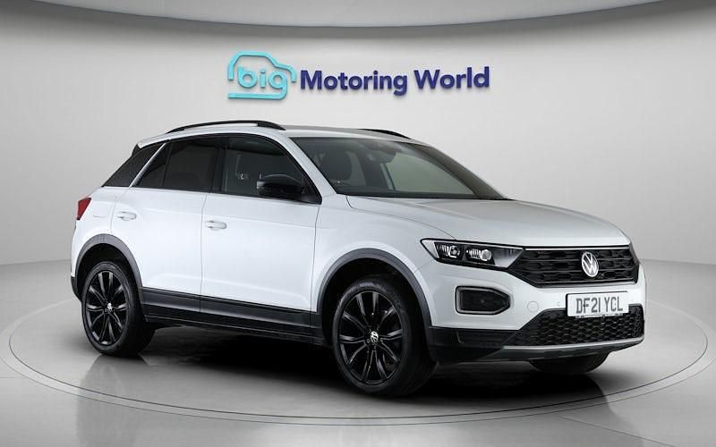 Used VW T-Roc Black Edition 150 HP (110 kW) 2021 White SUV