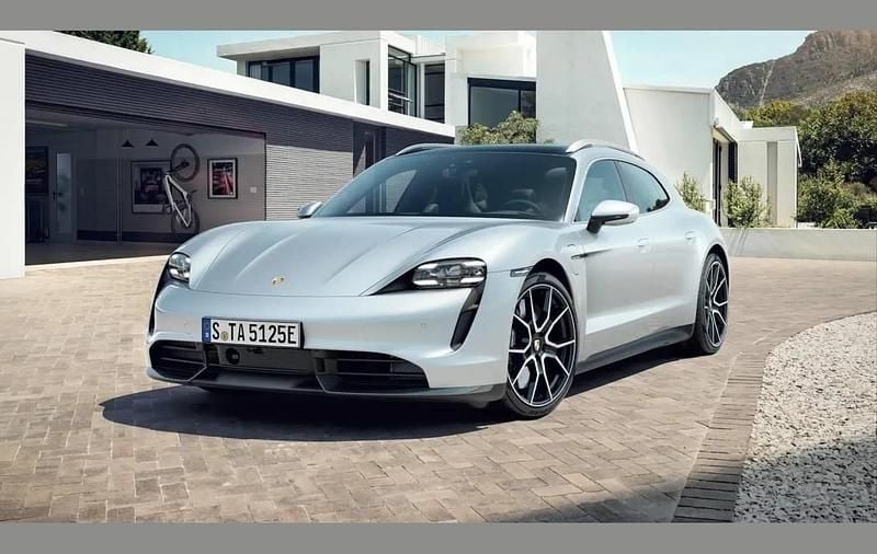Silver Used 2023 Porsche Taycan Sedan | £76,950 (A bit pricey) - Image 1/4