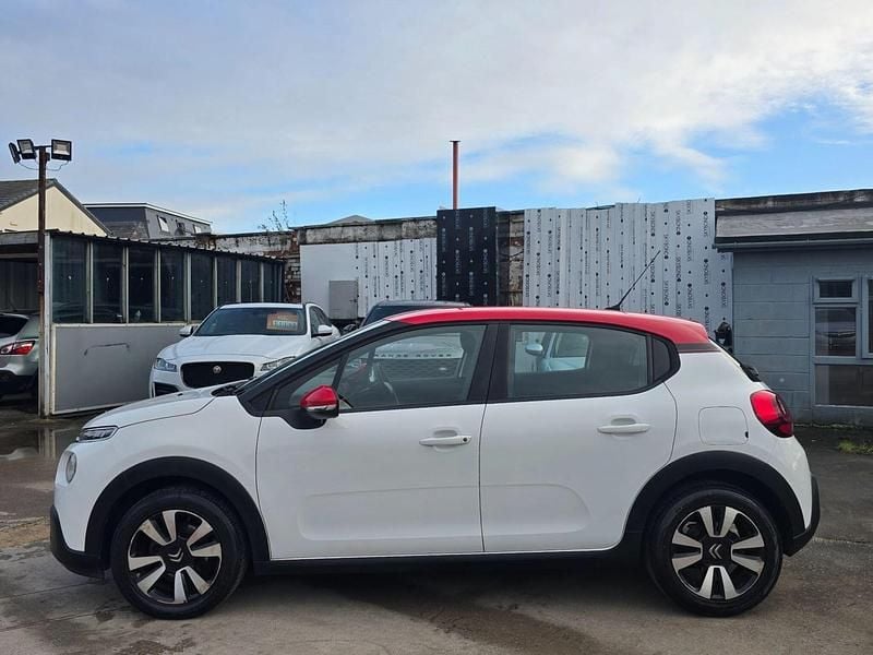 Begagnad Citroën C3 Feel 110 HK (80 kW) 2017 Vit Halvkombi