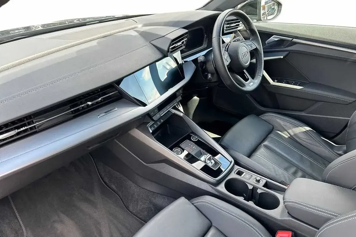 Used Audi A3 S-Line 150 HP (110 kW) 2023 Black Sedan