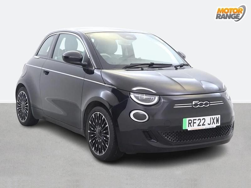 Used Fiat 500e La Prima 86 kW (118 HP) 2022 Black Hatchback