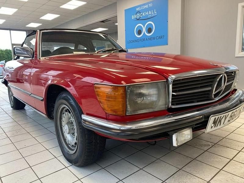 Used Mercedes SL280 185 HP (136 kW) 1981 Red Cabriolet