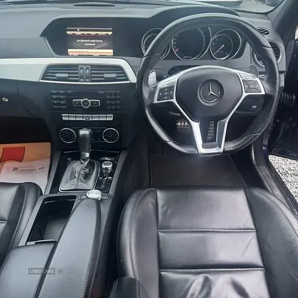 Used Mercedes C63 AMG 450 HP (330 kW) 2012 Blue Sedan