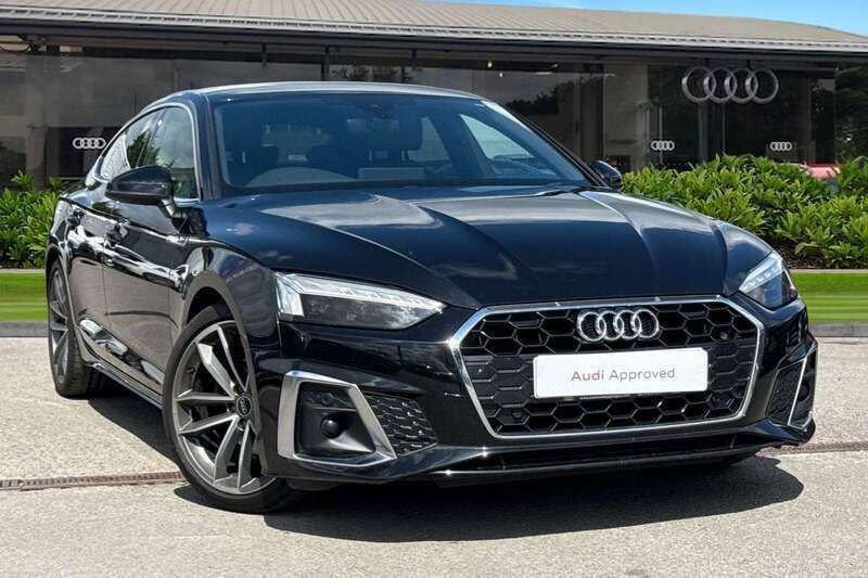 Black Used 2021 Audi A5 S-Line Coupe | £25,380 (Fair price) - Image 1/4