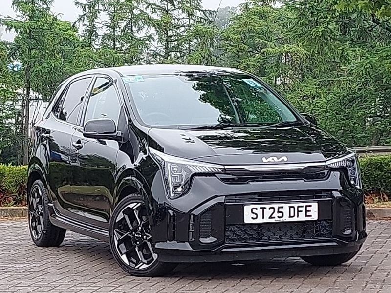 Black New 2025 Kia Picanto GT-Line Hatchback | £15,998 (Fair price) - Image 1/4