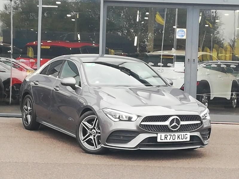Grey Used 2020 Mercedes CLA200 AMG line Sedan | £25,498 (Fair price) - Image 1/4