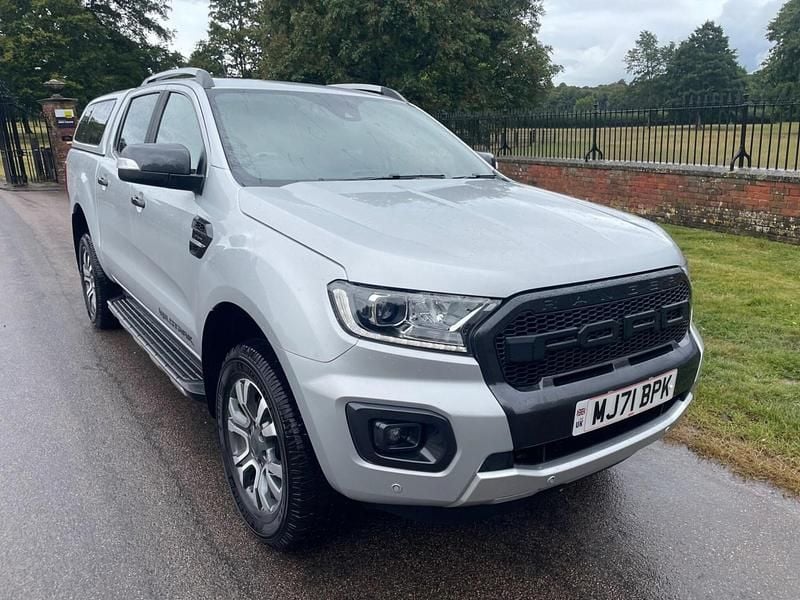 Silver Used 2021 Ford Ranger Wildtrack Pickup | £22,000 (Fair price) - Image 1/4
