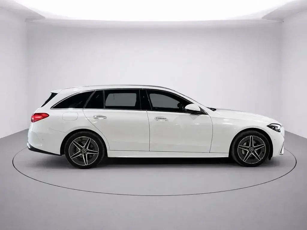 Used Mercedes C300 AMG line 2022 White Estate