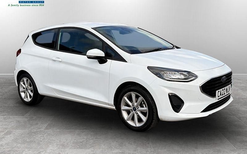 Used Ford Fiesta Trend 101 HP (74 kW) 2021 White Hatchback