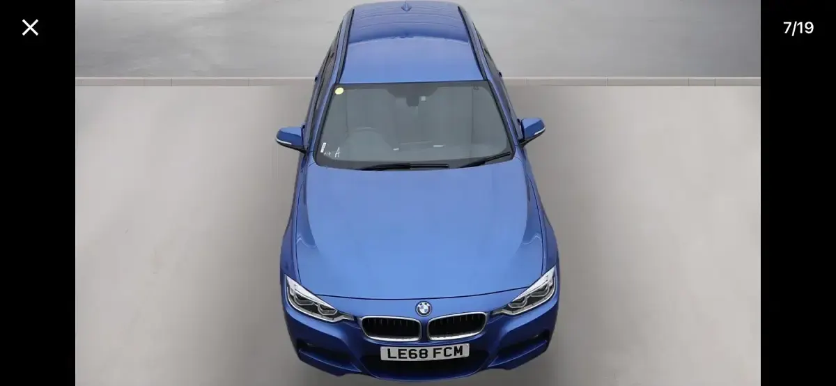 Used BMW 320 M Sport 184 HP (135 kW) 2019 Blue Estate