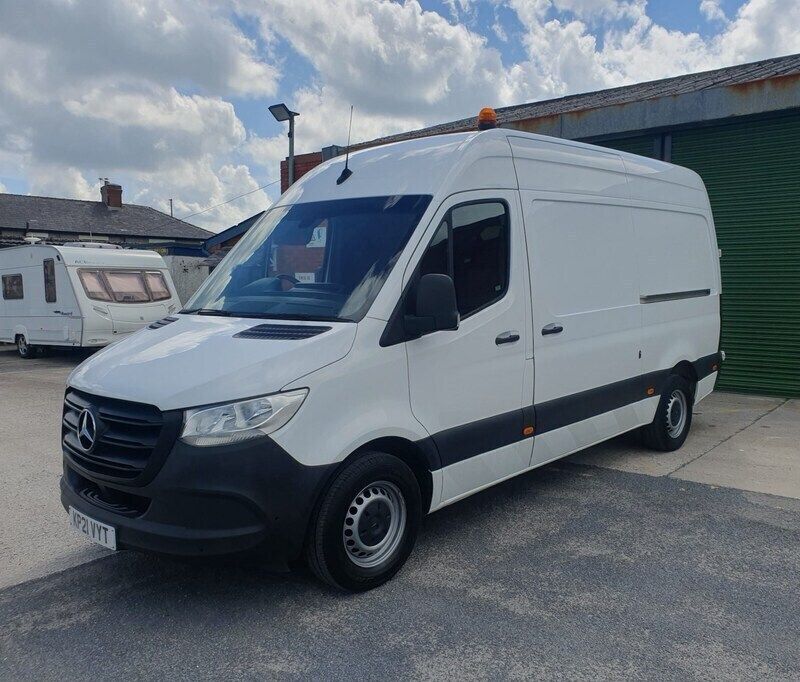 White Used 2021 Mercedes Sprinter Progressive Van | £16,995 (Fair price) - Image 1/4