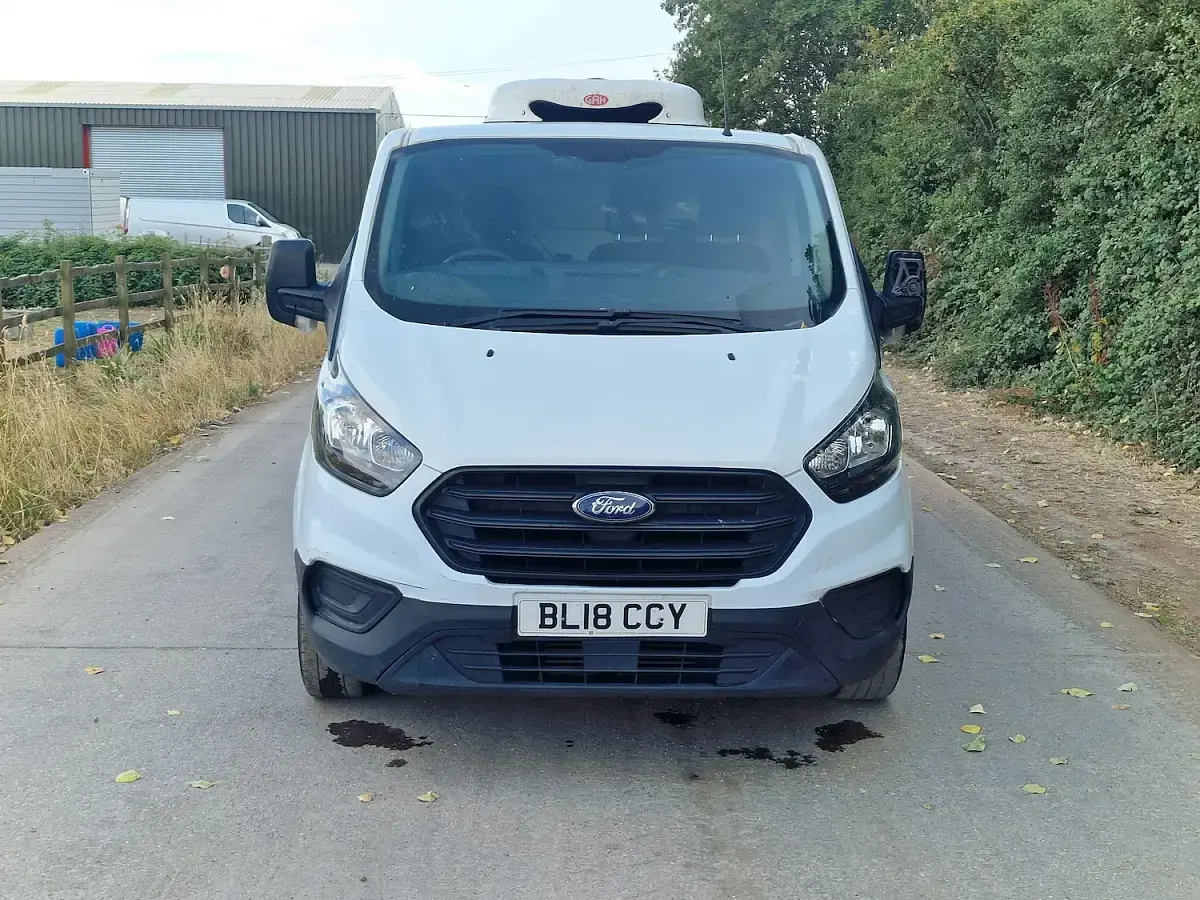 Used Ford Transit Custom 105 HP (77 kW) 2018 White Van