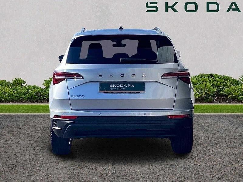 Used Skoda Karoq SE L 110 HP (80 kW) 2025 Brilliant silver metallic SUV