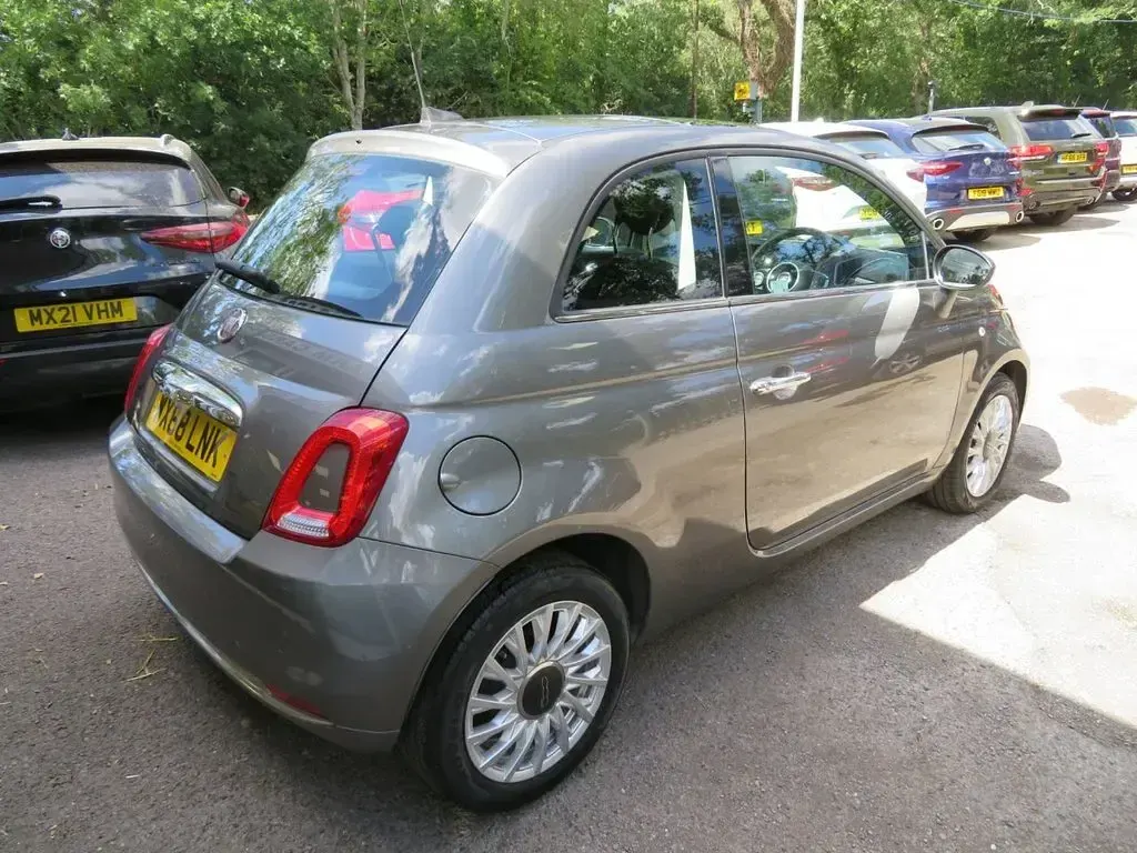 Used Fiat 500 Lounge 69 HP (50 kW) 2018 Grey Hatchback