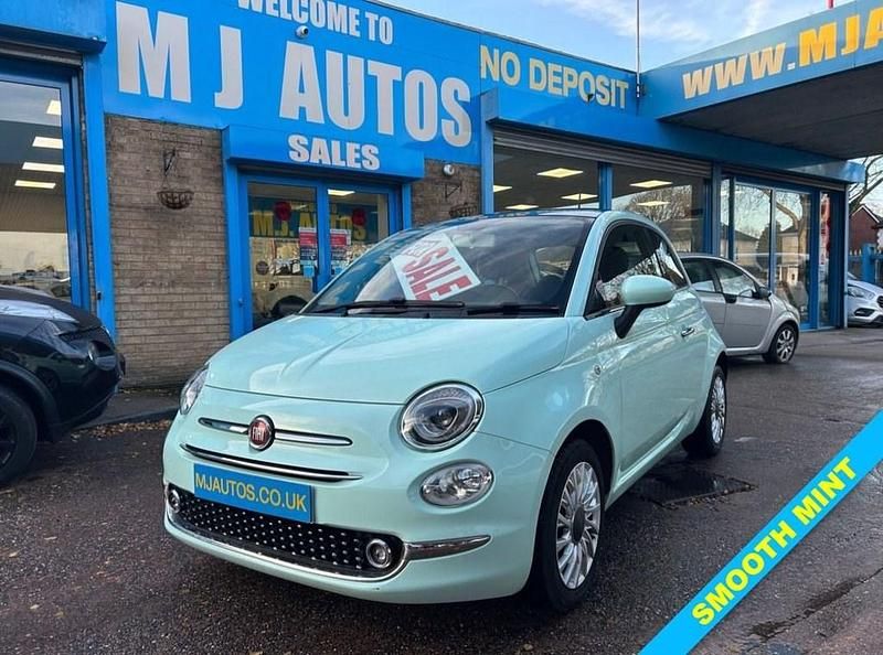 Used Fiat 500 Lounge 69 HP (50 kW) 2016 Green Hatchback