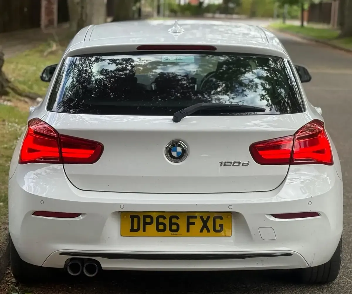 Used BMW 120 Sport Line 2016 White Hatchback