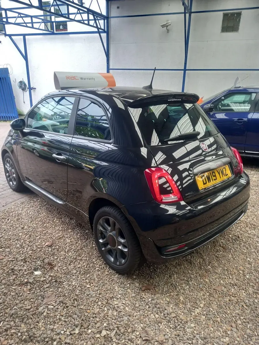 Used Fiat 500 S 85 HP (62 kW) 2019 Black Hatchback