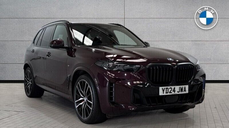Purple Used 2024 BMW X5 M Sport SUV | £72,850 - Image 1/4