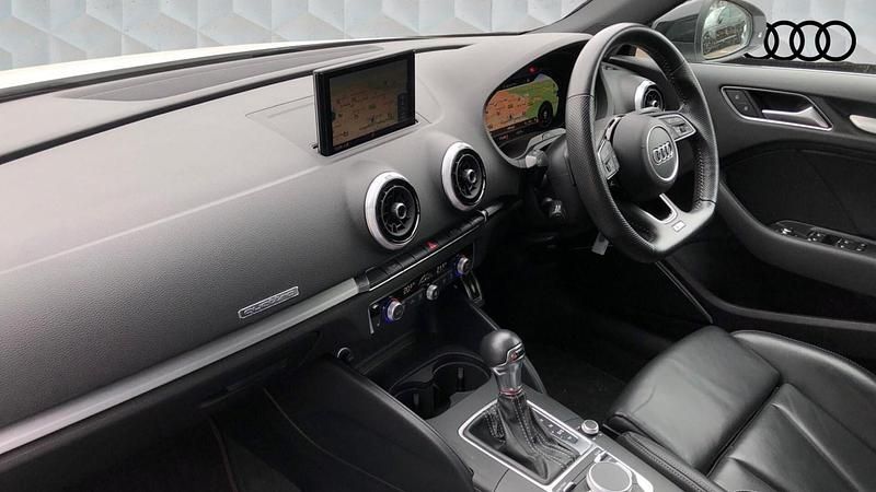 Used Audi S3 Sportback Black Edition 296 HP (217 kW) 2020 White Hatchback