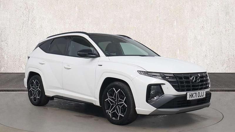White Used 2021 Hyundai Tucson N Line SUV | £21,864 (Expensive) - Image 1/4