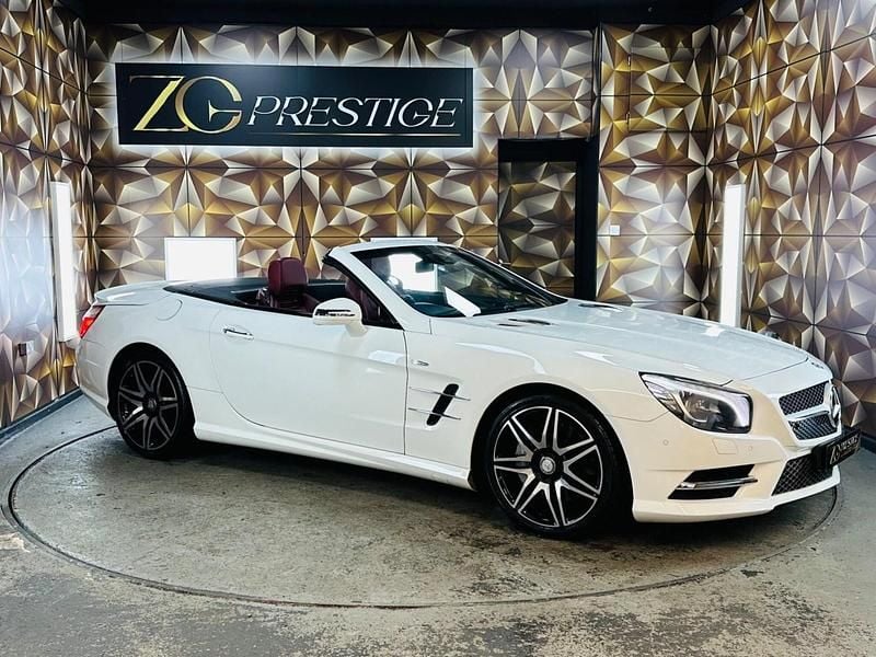 White Used 2015 Mercedes SL400 AMG Cabriolet | £24,495 (Fair price) - Image 1/3
