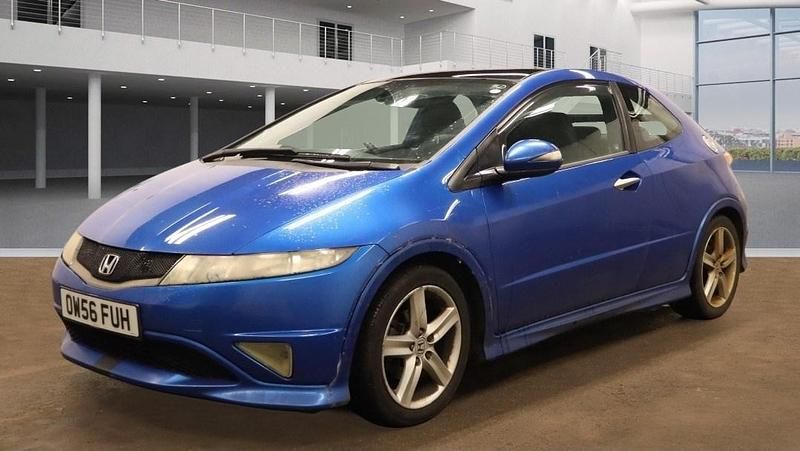 Used Honda Civic Type S 138 HP (101 kW) 2007 Blue Hatchback