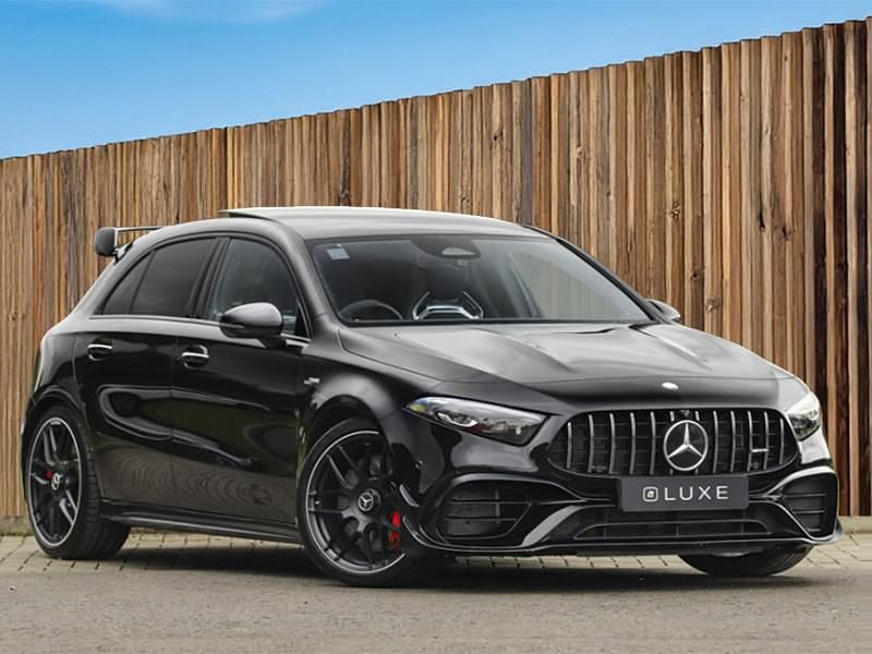 Black Used 2023 Mercedes A45 AMG Hatchback | £49,898 (Expensive) - Image 1/4
