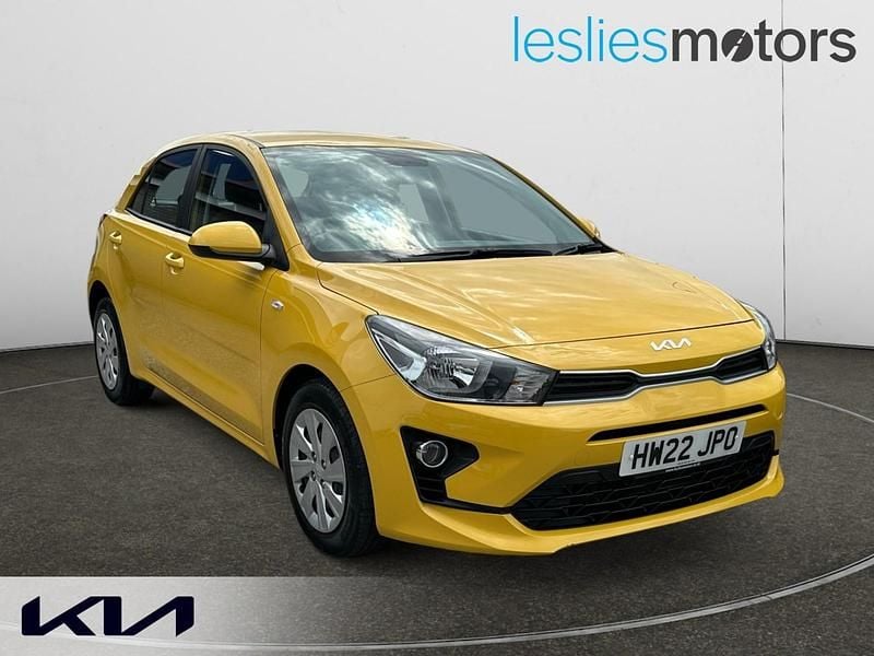 Yellow Used 2022 Kia Rio Hatchback | £10,749 (Good price) - Image 1/3