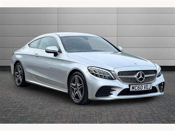 Silver Used 2019 Mercedes C200 AMG line Coupe | £16,490 (Fair price) - Image 1/2