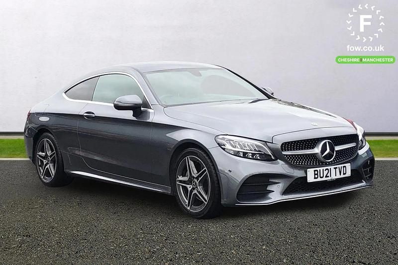 Used Mercedes C200 Active 2021 Grey Coupe